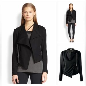 Helmut Lang Black Asymmetrical Blazer